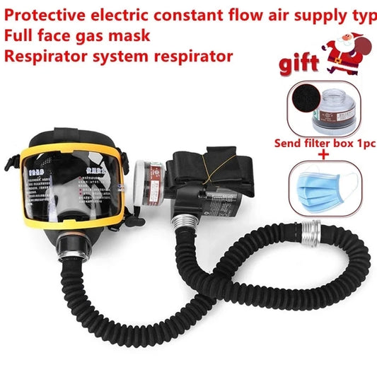 CE Certified Full Face Supplied Air Respirator Mask
