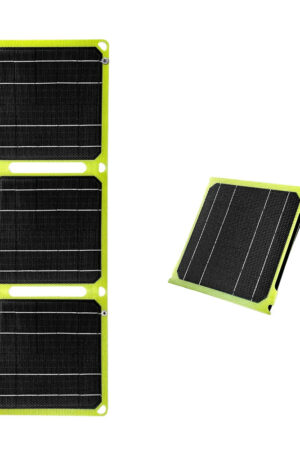 21W Foldable Solar Panel Charger – USB-A & PD Fast Charge