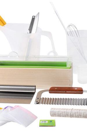 Complete Silicone Soap Making Kit – Mold & Tools Set