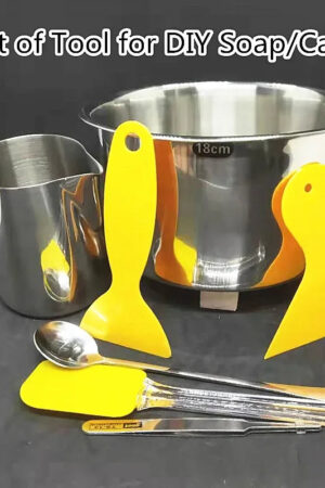 DIY Soap & Candle Making Kit – 350ml Pot & Tools Set