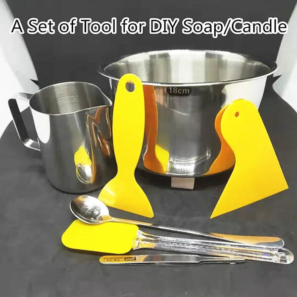 DIY Soap & Candle Making Kit – 350ml Pot & Tools Set
