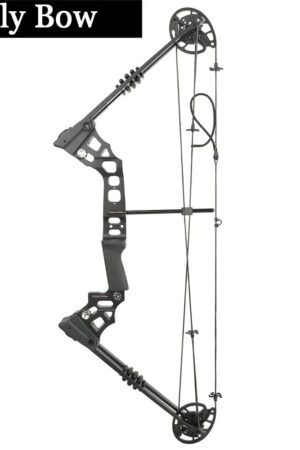 Adjustable Archery Compound Bow Set with 12 Carbon Arrows