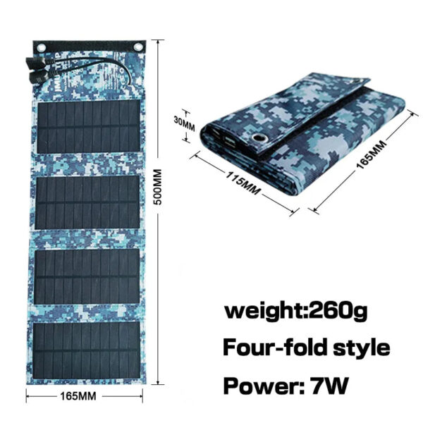 Flexible Small Portable Solar Panel Power Bank for Phone