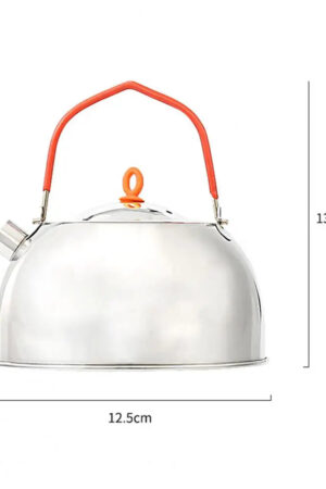 600ml Stainless Steel Camping Kettle – Outdoor Pot