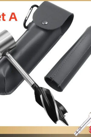 Manual Auger Wrench Hand Drill – Chrome Steel Bit